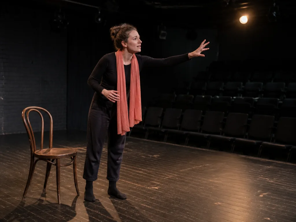 Danseurs en répétition, créations chorégraphiques en mouvement sur un praticable